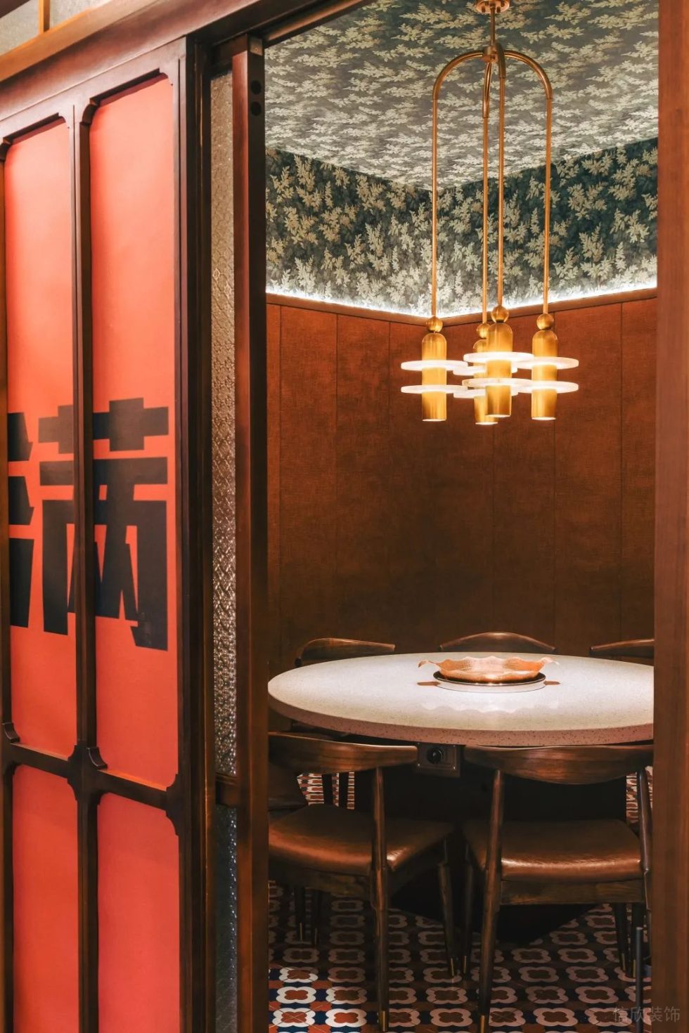 深圳羅湖招商中環(huán)日式風格火鍋店裝修案例包房