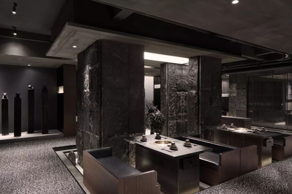 深圳南山海印長城新中式風格烤肉餐廳裝修案例色彩搭配 深圳南山海印長城新中式風格烤肉餐廳裝修案例色彩搭配