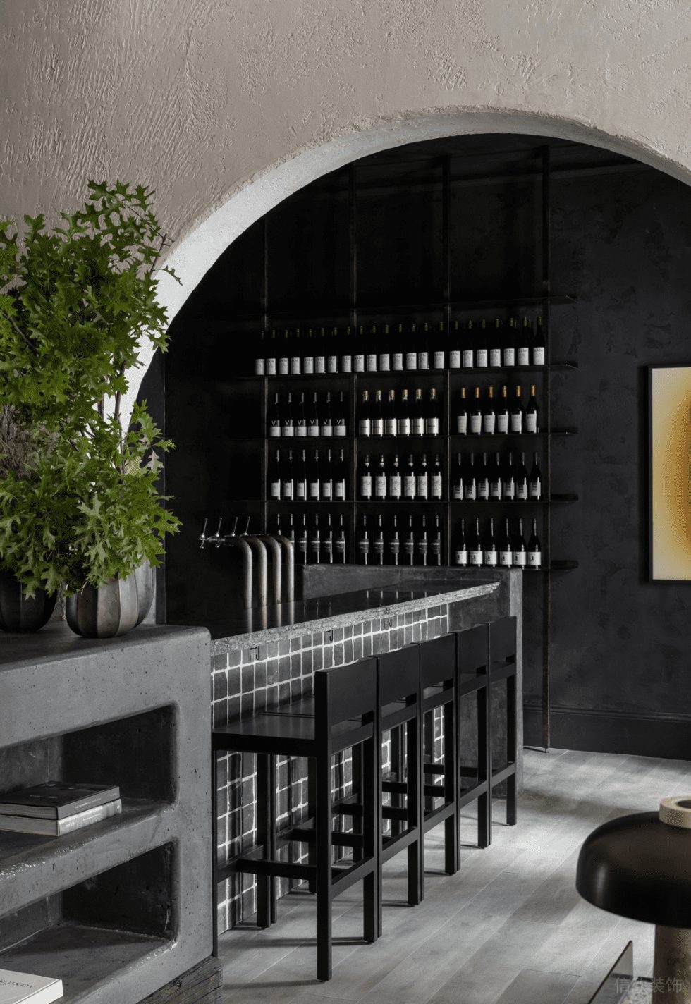 深圳南山諾德假日花園簡約風(fēng)格餐廳裝修案例吧臺