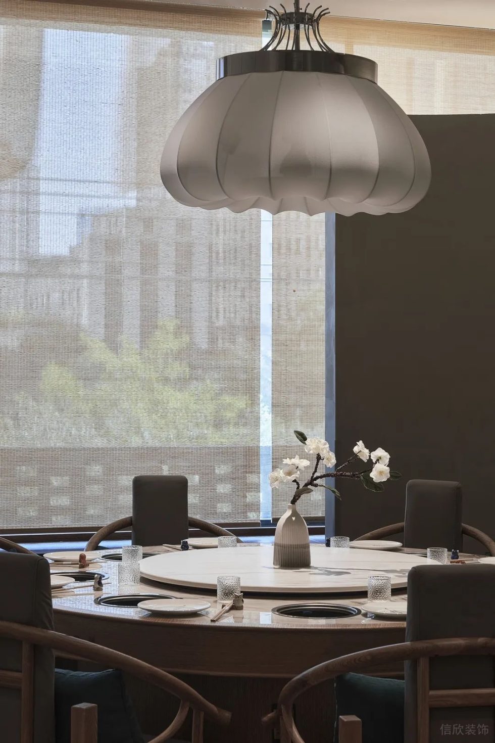 深圳南山星海名城新中式風格火鍋店裝修案例包間 深圳南山星海名城新中式風格火鍋店裝修案例包間