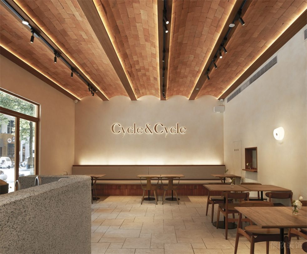 深圳寶安前海hop國際中心北歐風格面包店裝修案例卡座沙發 深圳寶安前海hop國際中心北歐風格面包店裝修案例卡座沙發