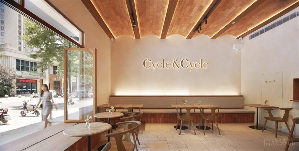 深圳寶安前海hop國際中心北歐風格面包店裝修案例品牌標識發光字 深圳寶安前海hop國際中心北歐風格面包店裝修案例品牌標識發光字