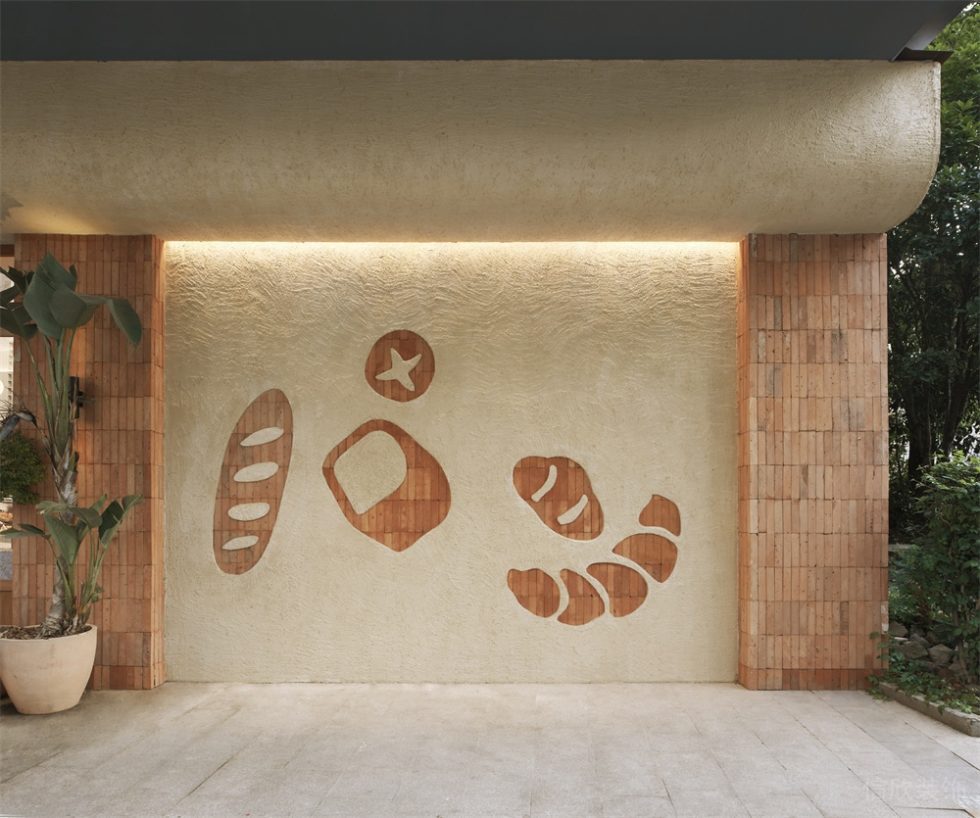 深圳寶安前海hop國際中心北歐風格面包店裝修案例品牌文化藝術背景墻 深圳寶安前海hop國際中心北歐風格面包店裝修案例品牌文化藝術背景墻