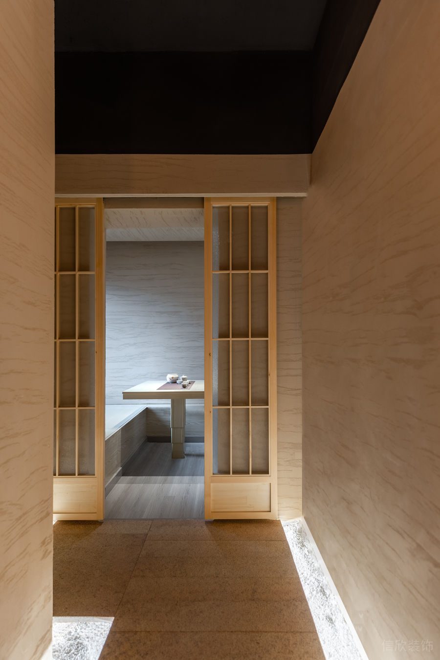 深圳寶安中洲華府暖色調極簡風格茶館裝修案例榻榻米包廂 深圳寶安中洲華府暖色調極簡風格茶館裝修案例榻榻米包廂