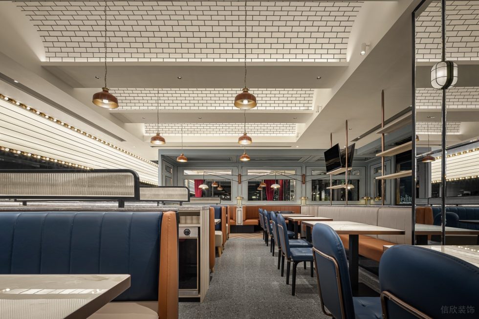 深圳龍華美式輕奢風世紀春城茶餐廳裝修案例金屬藝術吊燈 深圳龍華美式輕奢風世紀春城茶餐廳裝修案例金屬藝術吊燈