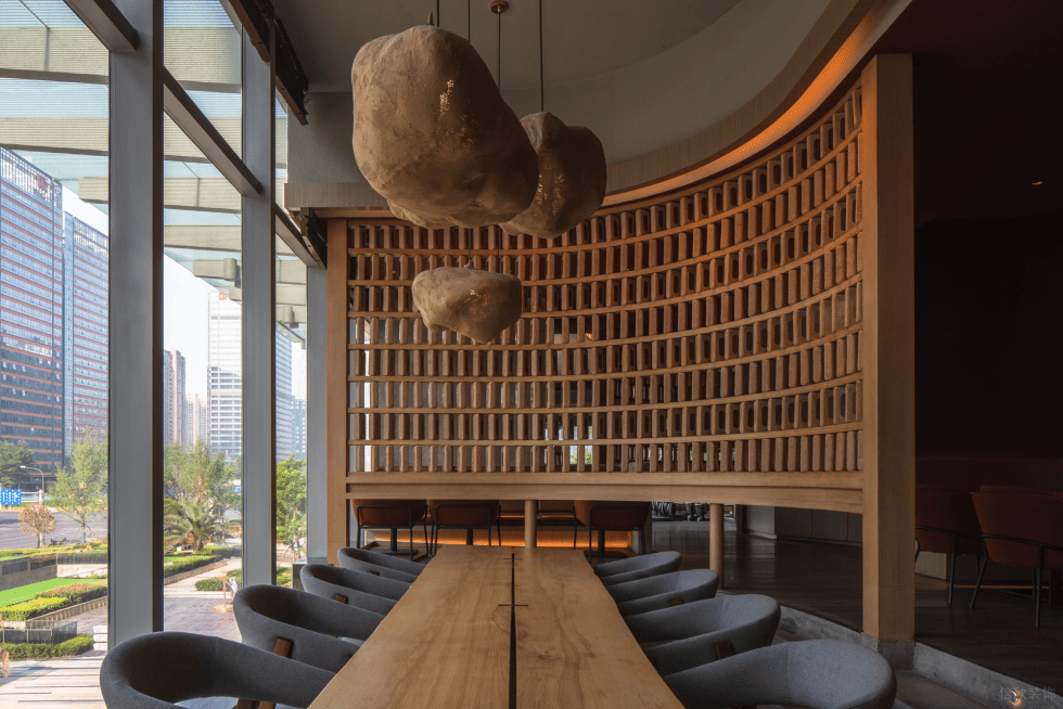 深圳羅湖中華花園簡(jiǎn)約風(fēng)格休閑酒吧裝修案例半開(kāi)放式包廂