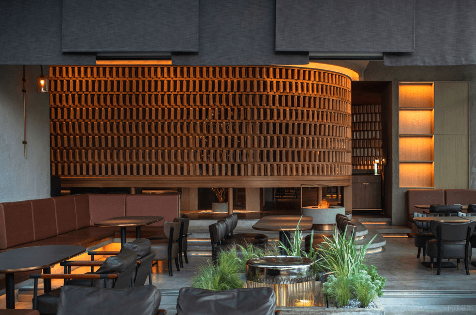 深圳羅湖中華花園簡(jiǎn)約風(fēng)格休閑酒吧裝修案例燈光效果