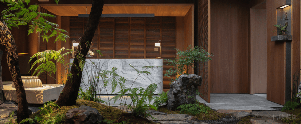 深圳南山華潤(rùn)前海大廈輕奢新中式粵菜餐廳裝修案例服務(wù)臺(tái) 深圳南山華潤(rùn)前海大廈輕奢新中式粵菜餐廳裝修案例服務(wù)臺(tái)