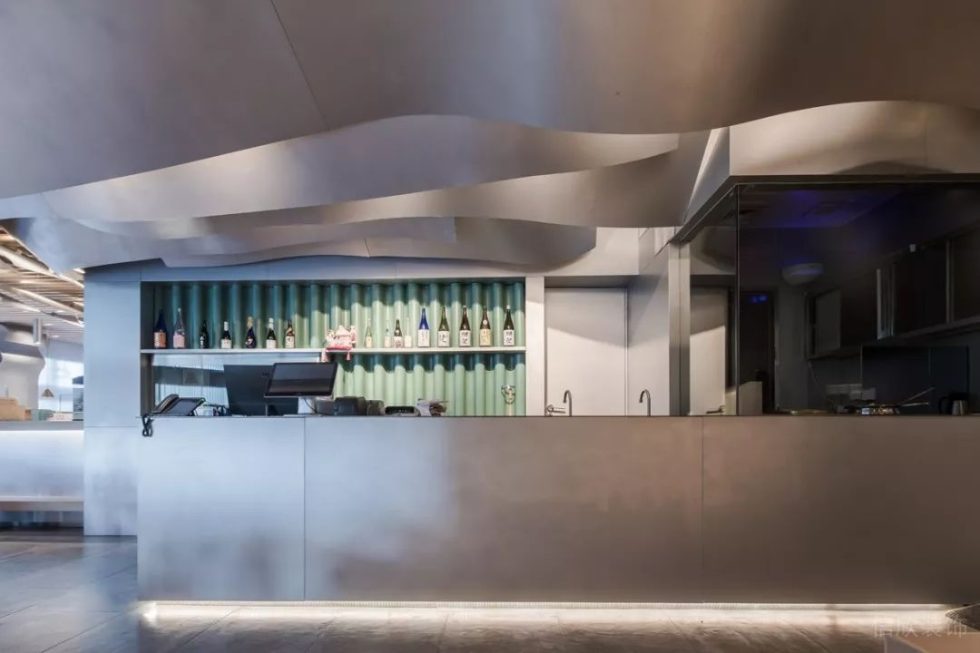 深圳南山天利中央廣場現代新中式風格壽司店裝修案例前臺 深圳南山天利中央廣場現代新中式風格壽司店裝修案例前臺