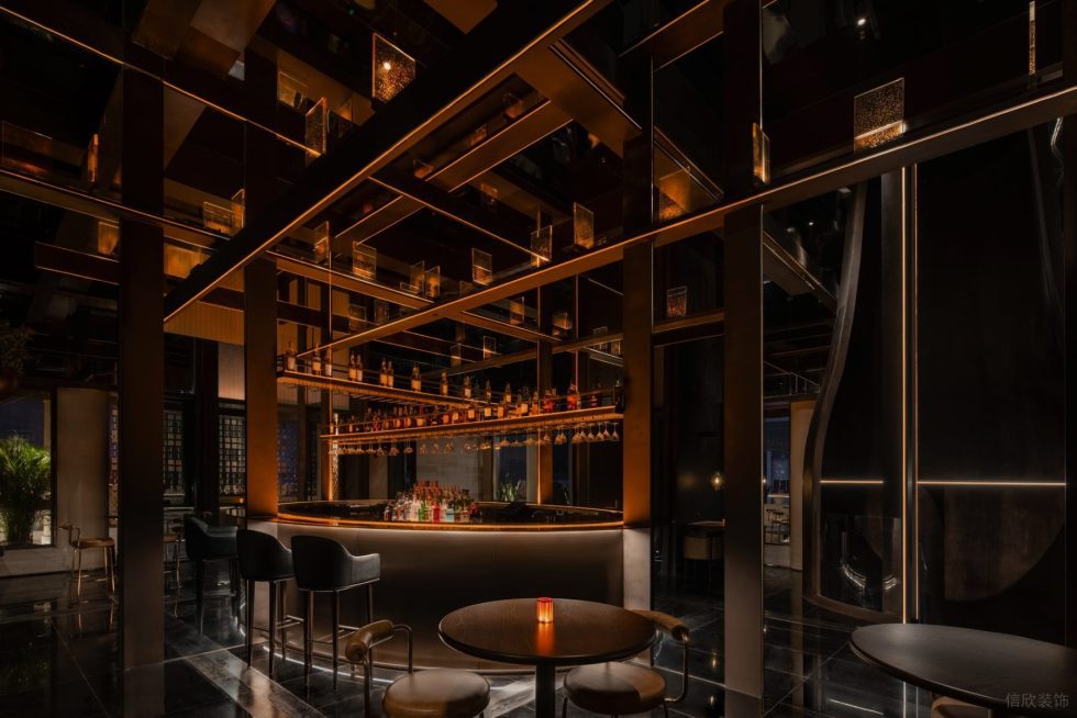 深圳南山怡海廣場輕奢風格酒吧裝修案例休閑用餐大廳 深圳南山怡海廣場輕奢風格酒吧裝修案例休閑用餐大廳