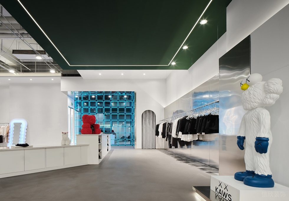 深圳市南山區南頭現代風rain & Snow.hby買手店裝修設計卡通造型裝飾