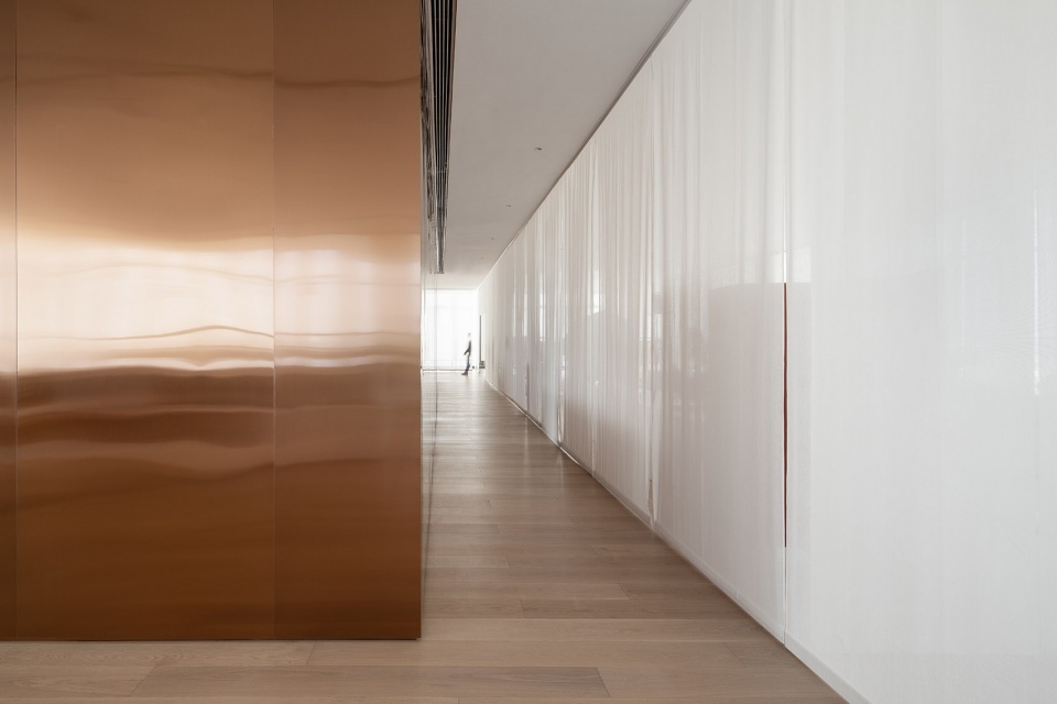 深圳南山東方科技大廈600平方米極簡現代風辦公室裝修案例走廊 深圳南山東方科技大廈600平方米極簡現代風辦公室裝修案例走廊