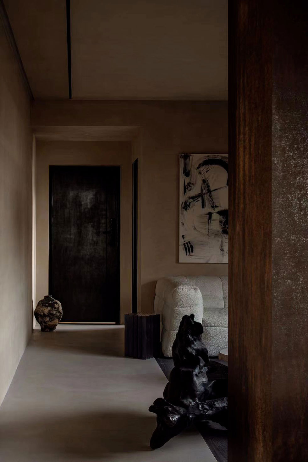 深灰色辦公室過道裝修 深灰色辦公室過道裝修