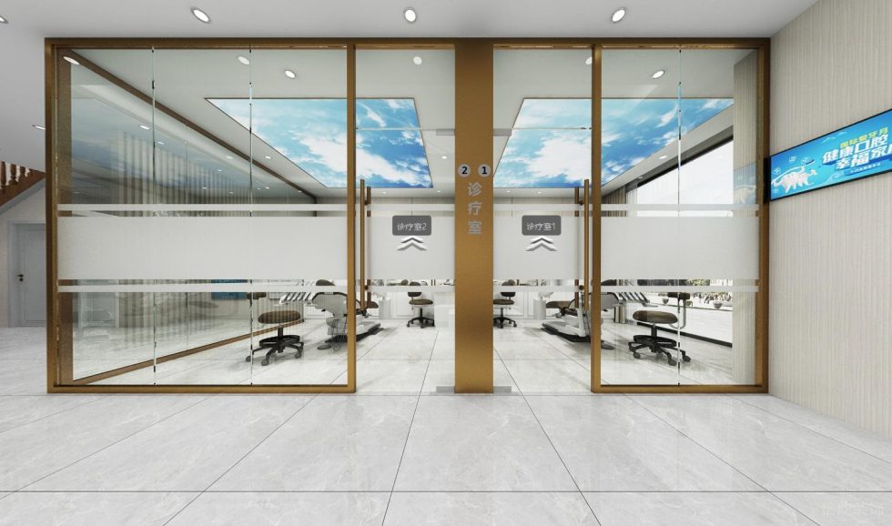 深圳南山科技園訊美科技廣場(chǎng)諾德口腔牙科診所設(shè)計(jì)裝修診療室外觀 深圳南山科技園訊美科技廣場(chǎng)諾德口腔牙科診所設(shè)計(jì)裝修診療室外觀
