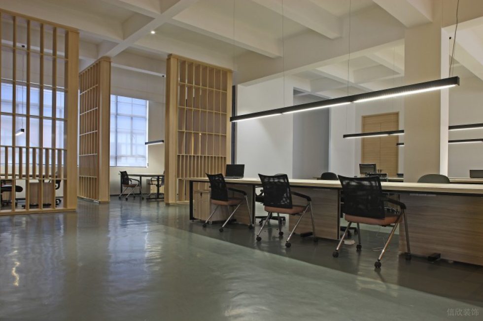深圳羅湖國信證券大廈簡約風格辦公室裝修案例原木色裝飾陳列架隔斷 深圳羅湖國信證券大廈簡約風格辦公室裝修案例原木色裝飾陳列架隔斷