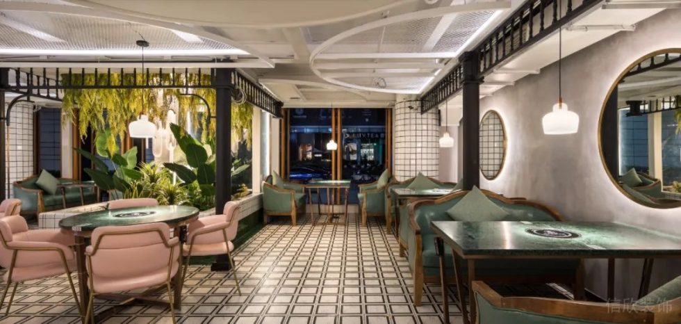 深圳南山方大城北歐輕奢風海鮮火鍋餐廳裝修案例地面鋪貼 深圳南山方大城北歐輕奢風海鮮火鍋餐廳裝修案例地面鋪貼