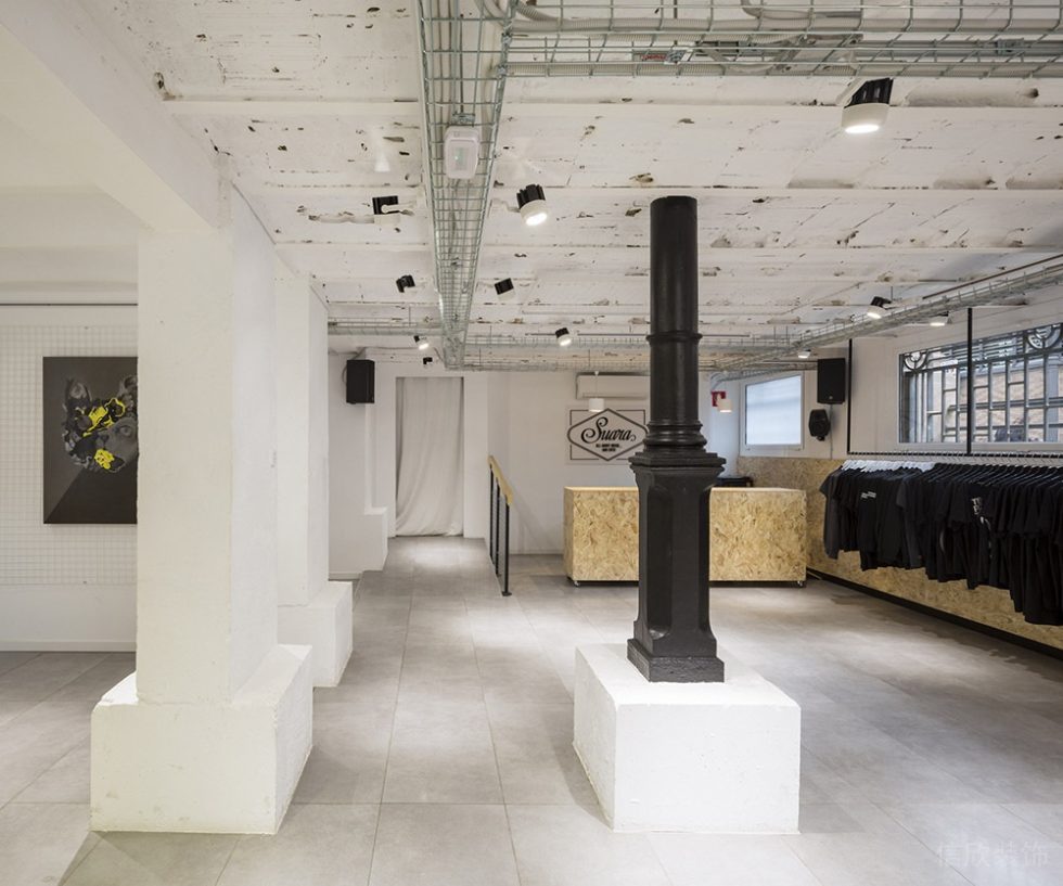 工業風服裝店裝修設計大廳 工業風服裝店裝修設計大廳