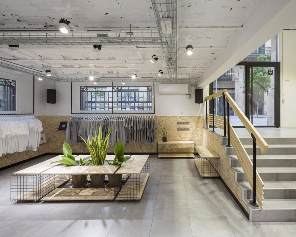 工業風服裝店裝修設計大廳 工業風服裝店裝修設計大廳