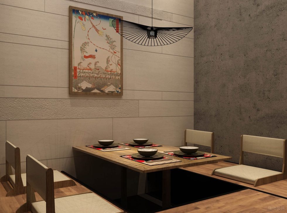 深圳市龍崗區坂田日式料理店裝修設計效果圖 深圳市龍崗區坂田日式料理店裝修設計效果圖