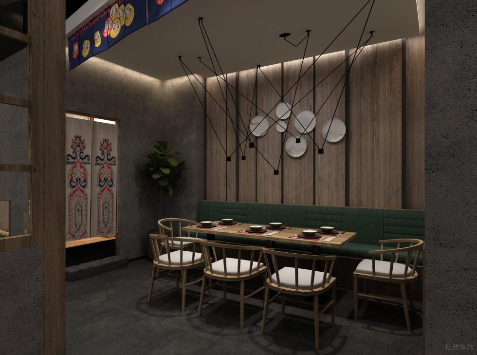 深圳市龍崗區坂田日式料理店裝修設計效果圖 深圳市龍崗區坂田日式料理店裝修設計效果圖