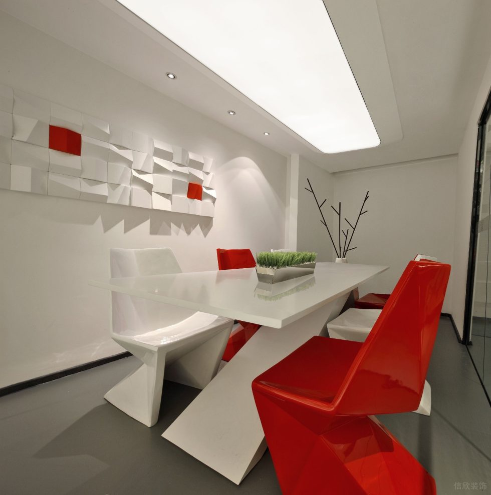深圳寶安稻興環球科創中心350平方米現代主義科幻風loft辦公室裝修案例洽談室 深圳寶安稻興環球科創中心350平方米現代主義科幻風loft辦公室裝修案例洽談室