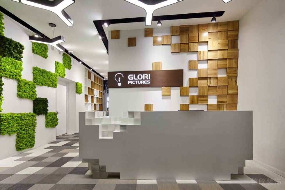 深圳寶安廣興源互聯網創意園600平方米北歐田園風公司裝修案例前臺 深圳寶安廣興源互聯網創意園600平方米北歐田園風公司裝修案例前臺