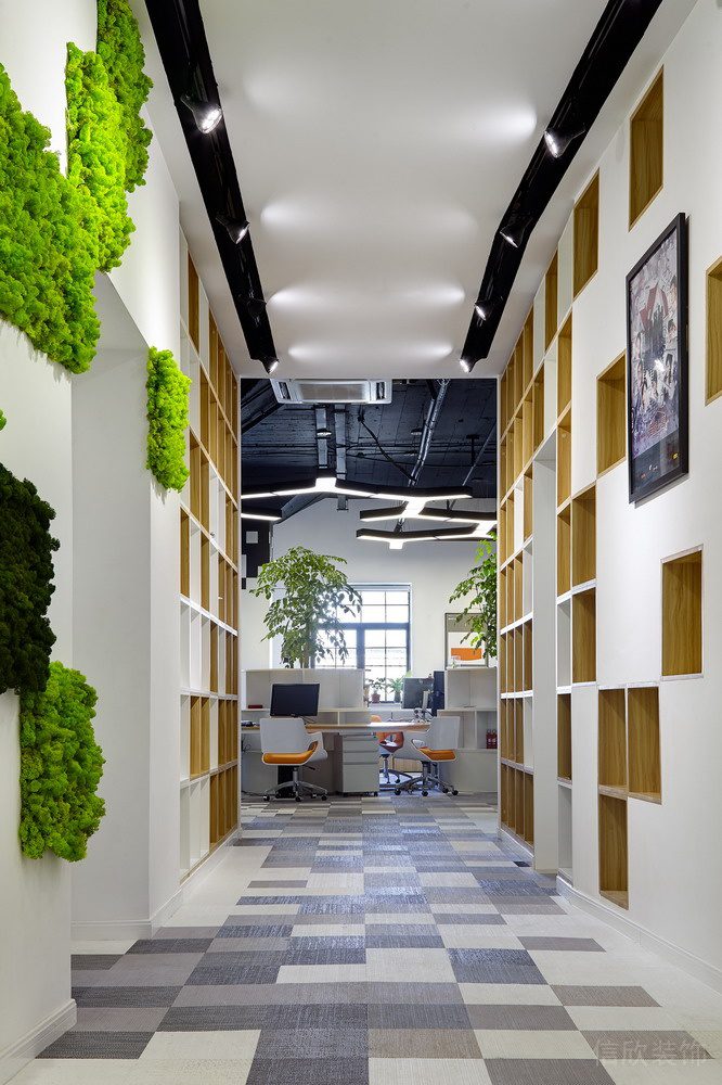 深圳寶安廣興源互聯網創意園600平方米北歐田園風公司裝修案例過道 深圳寶安廣興源互聯網創意園600平方米北歐田園風公司裝修案例過道