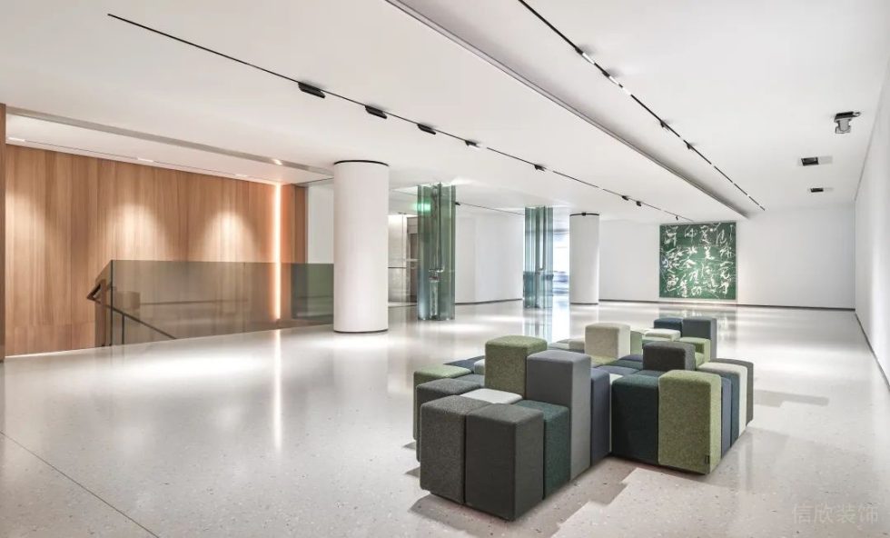 深圳寶安萬庭大廈2000平方米現代主義簡約風辦公室裝修案例展廳休息區 深圳寶安萬庭大廈2000平方米現代主義簡約風辦公室裝修案例展廳休息區