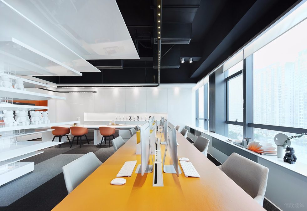 深圳福田萬科濱海云中心150平方米現代主義極簡風辦公室裝修案例工作區 深圳福田萬科濱海云中心150平方米現代主義極簡風辦公室裝修案例工作區