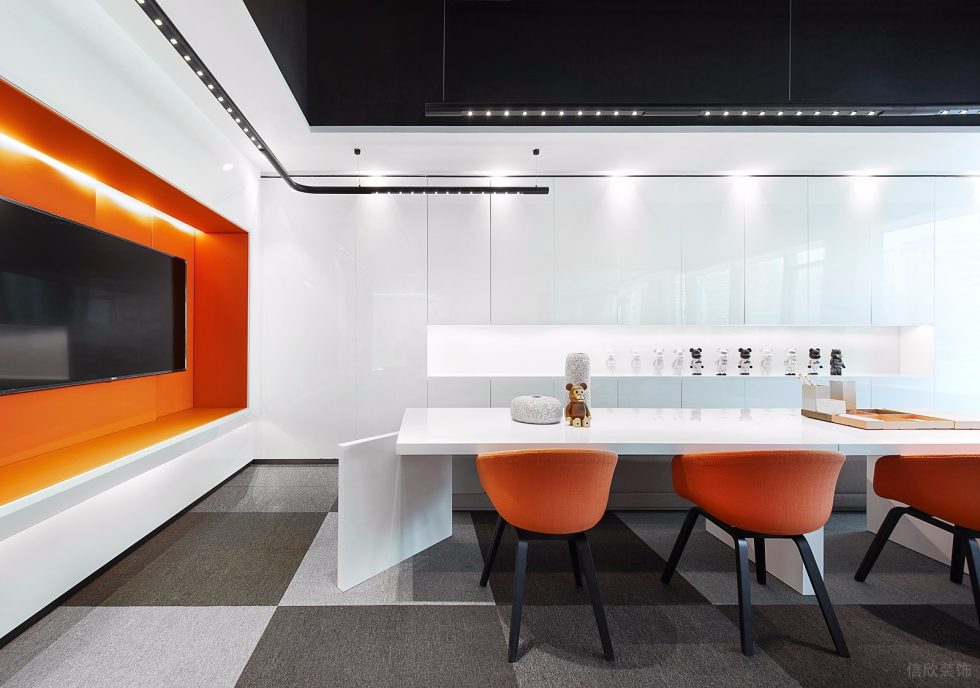 深圳福田萬科濱海云中心150平方米現代主義極簡風辦公室裝修案例開放式會議區 深圳福田萬科濱海云中心150平方米現代主義極簡風辦公室裝修案例開放式會議區