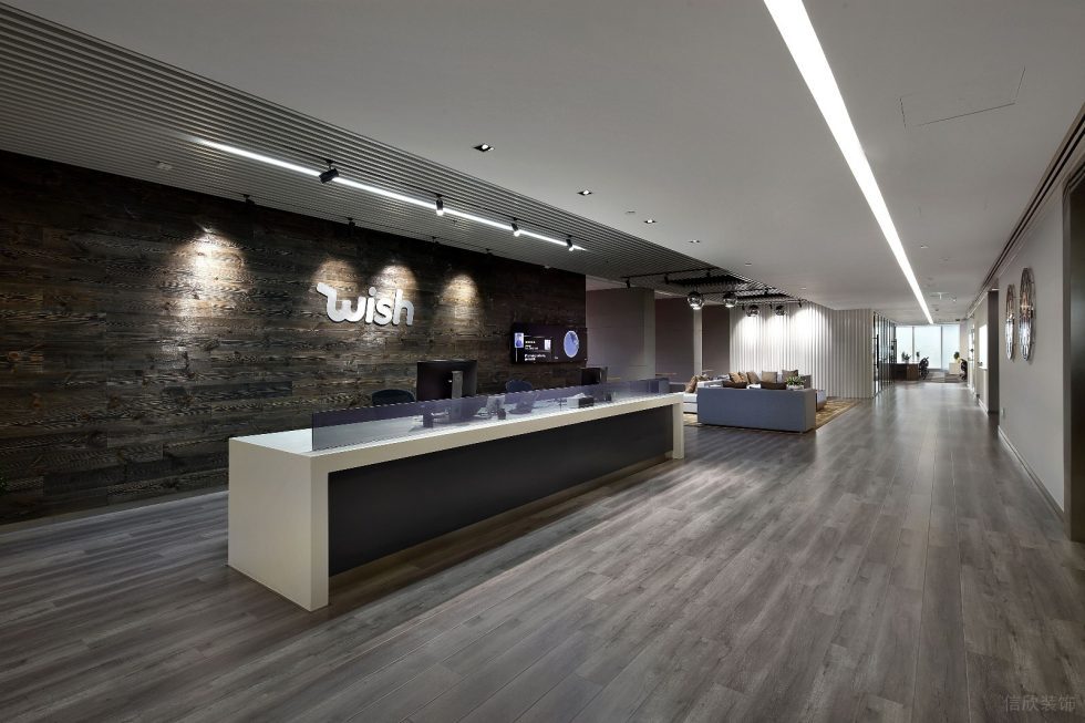 深圳龍華融創智匯大廈2600平方米簡約主義時尚風辦公室裝修案例前廳 深圳龍華融創智匯大廈2600平方米簡約主義時尚風辦公室裝修案例前廳