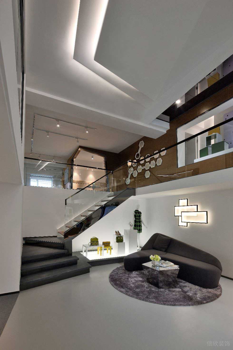 深圳羅湖物資控股置地大廈900平方米現(xiàn)代主義時(shí)尚風(fēng)loft辦公室裝修案例一層等候區(qū) 深圳羅湖物資控股置地大廈900平方米現(xiàn)代主義時(shí)尚風(fēng)loft辦公室裝修案例一層等候區(qū)