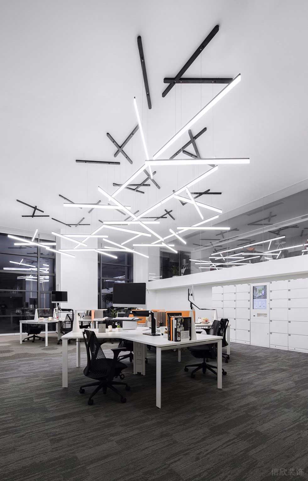 深圳南山海翔廣場1500平方米簡約科技風辦公室裝修案例綜合辦公廳 深圳南山海翔廣場1500平方米簡約科技風辦公室裝修案例綜合辦公廳
