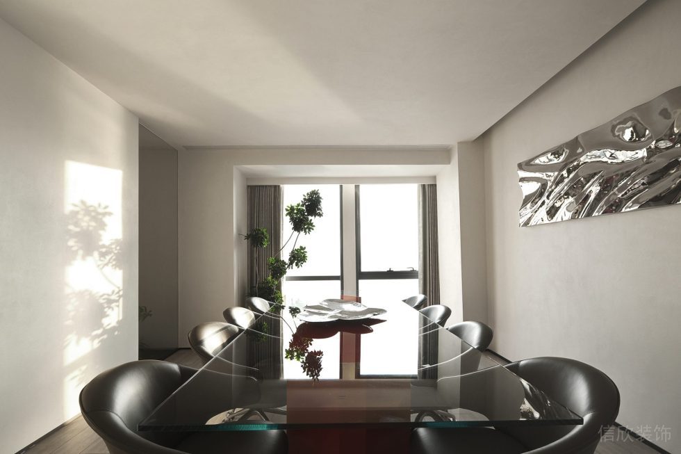 京基濱河時(shí)代大廈現(xiàn)代簡(jiǎn)約風(fēng)辦公室裝修案例 大會(huì)議室