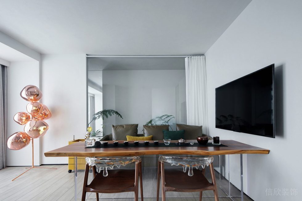 京基濱河時(shí)代大廈現(xiàn)代簡(jiǎn)約風(fēng)辦公室裝修案例 小會(huì)議室