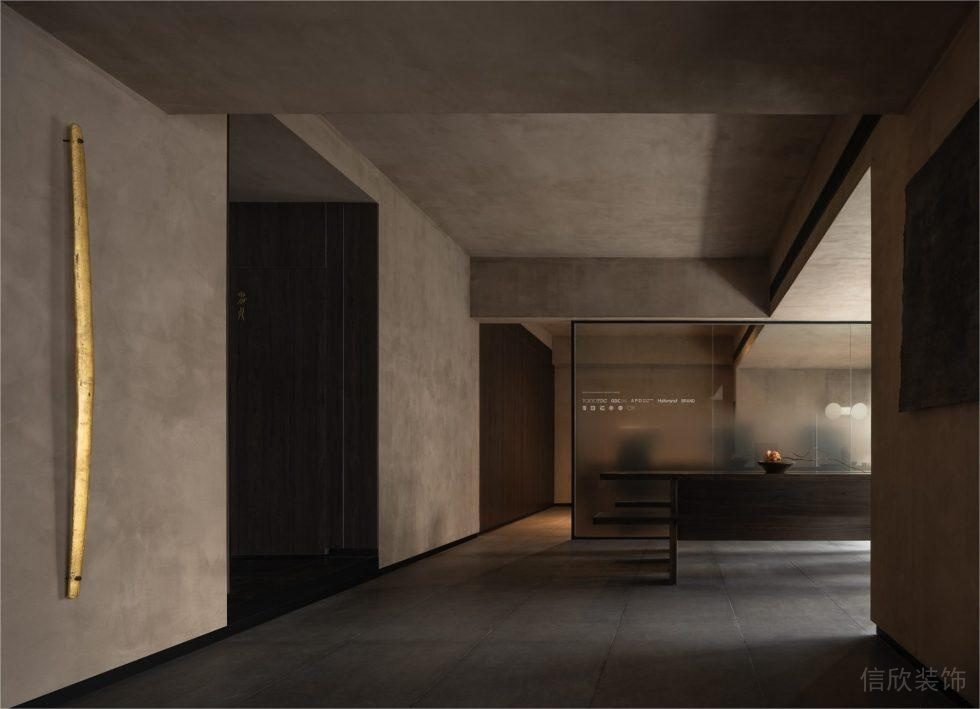 深圳寶安蘅芳科技大廈新古典風(fēng)格辦公室裝修案例 過道（2）