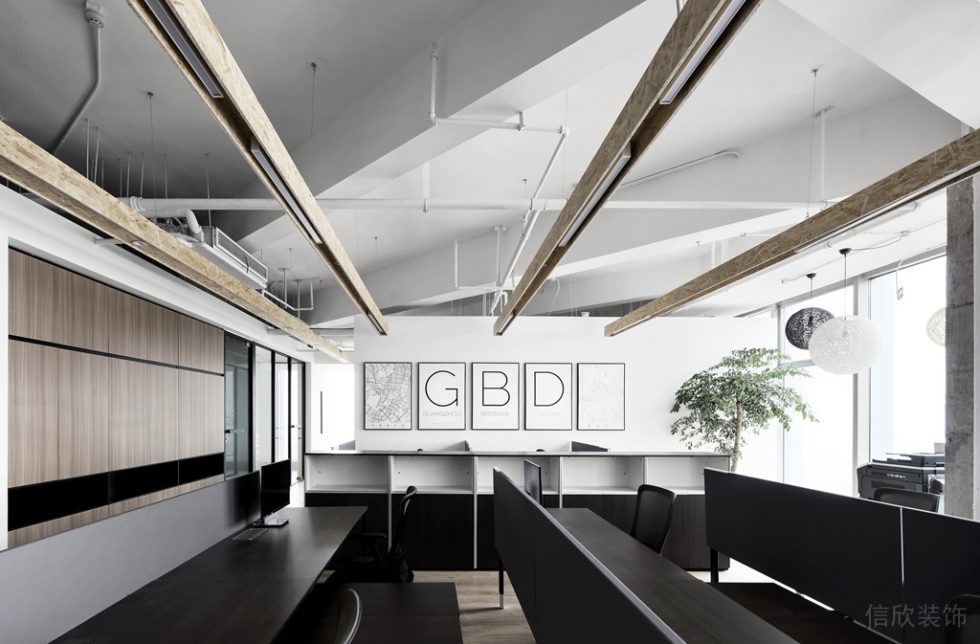 深圳龍華衛(wèi)東龍商務(wù)大廈300平方米簡約素色風(fēng)格辦公室裝修案例辦公區(qū)