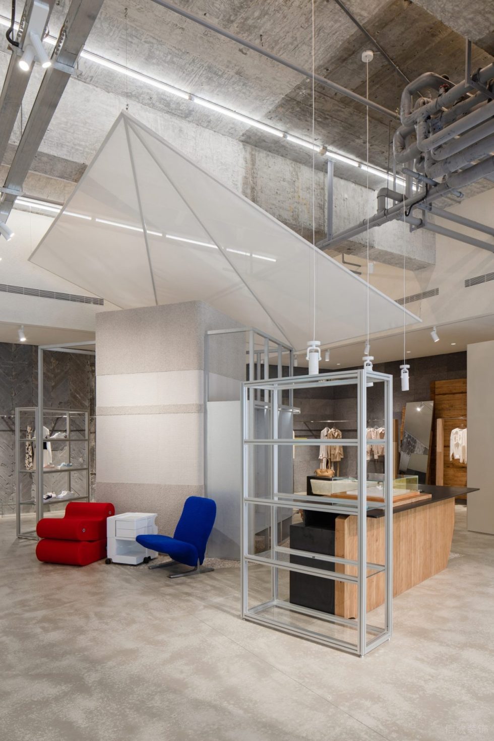 現(xiàn)代風(fēng)服裝店旗艦店裝修設(shè)計(jì)-大廳 現(xiàn)代風(fēng)服裝店旗艦店裝修設(shè)計(jì)-大廳