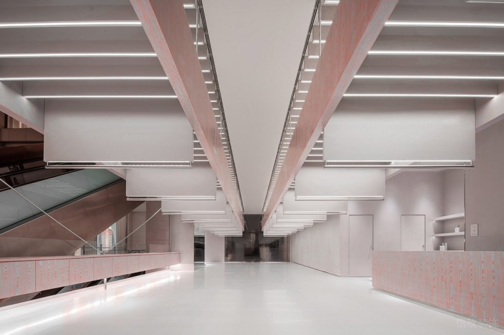 深圳市寶安區西鄉買手店wfc概念店裝修設計-下降時石膏頂面 深圳市寶安區西鄉買手店wfc概念店裝修設計-下降時石膏頂面