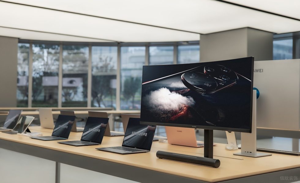 深圳市福田區上下沙現代風華為k11旗艦店裝修設計-電腦展示區 深圳市福田區上下沙現代風華為k11旗艦店裝修設計-電腦展示區