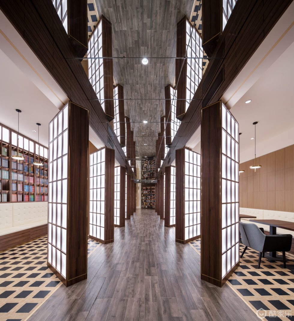 深圳市羅湖區(qū)寶安南新中式風(fēng)書店裝修設(shè)計(jì)-仿古燈膜發(fā)光隔斷 深圳市羅湖區(qū)寶安南新中式風(fēng)書店裝修設(shè)計(jì)-仿古燈膜發(fā)光隔斷