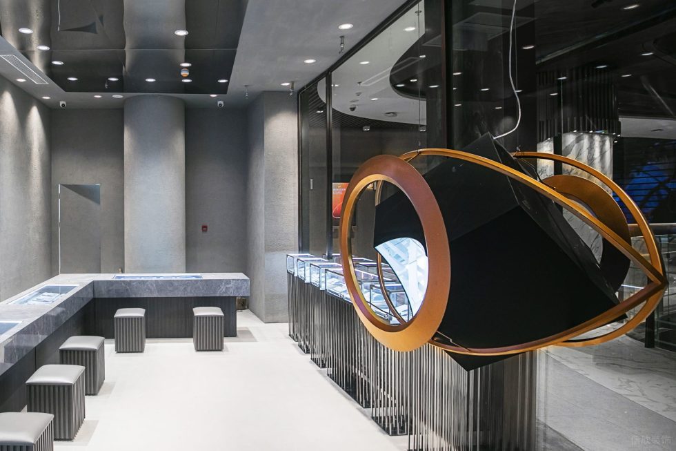 深圳市羅湖區(qū)蔡屋圍現(xiàn)代風(fēng)買(mǎi)手店體驗(yàn)店裝修設(shè)計(jì)-天然大理石首飾展柜 深圳市羅湖區(qū)蔡屋圍現(xiàn)代風(fēng)買(mǎi)手店體驗(yàn)店裝修設(shè)計(jì)-天然大理石首飾展柜