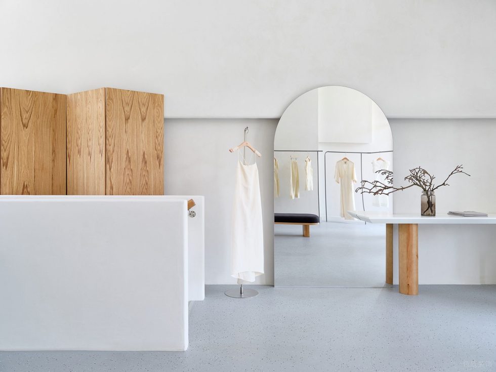 深圳市龍華區(qū)大浪侘寂風(fēng)服裝店裝修設(shè)計(jì) 大廳