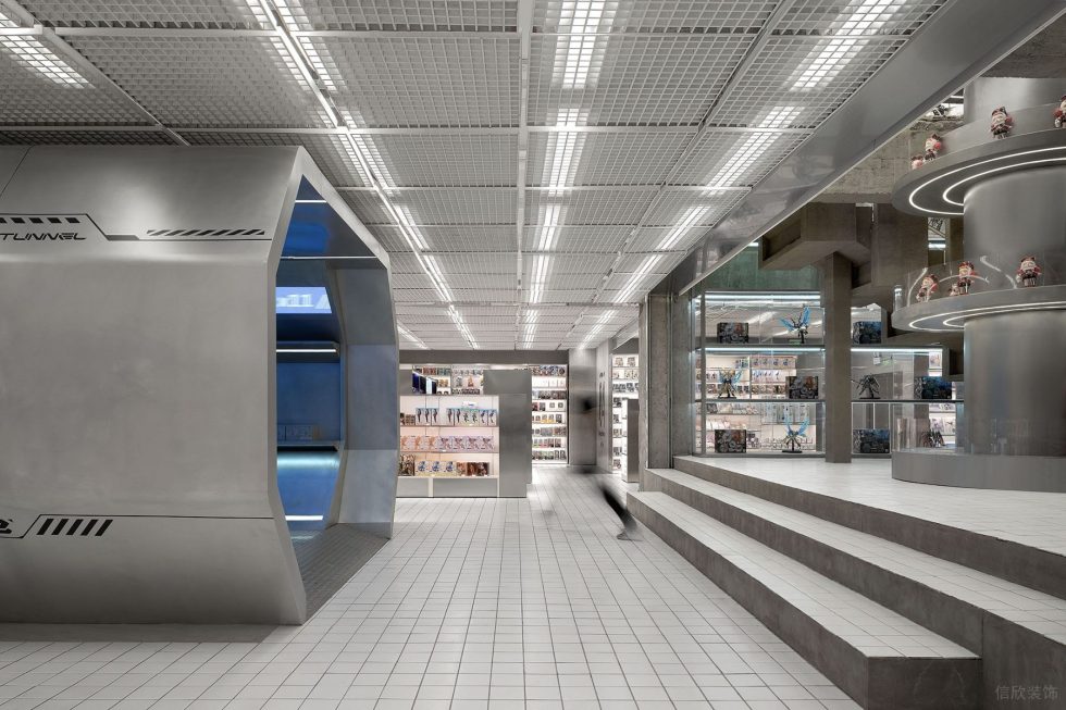 深圳市南山區(qū)后海新型科技風(fēng)潮牌店買手店X11全球旗艦店裝修設(shè)計(jì)-頂面 深圳市南山區(qū)后海新型科技風(fēng)潮牌店買手店X11全球旗艦店裝修設(shè)計(jì)-頂面