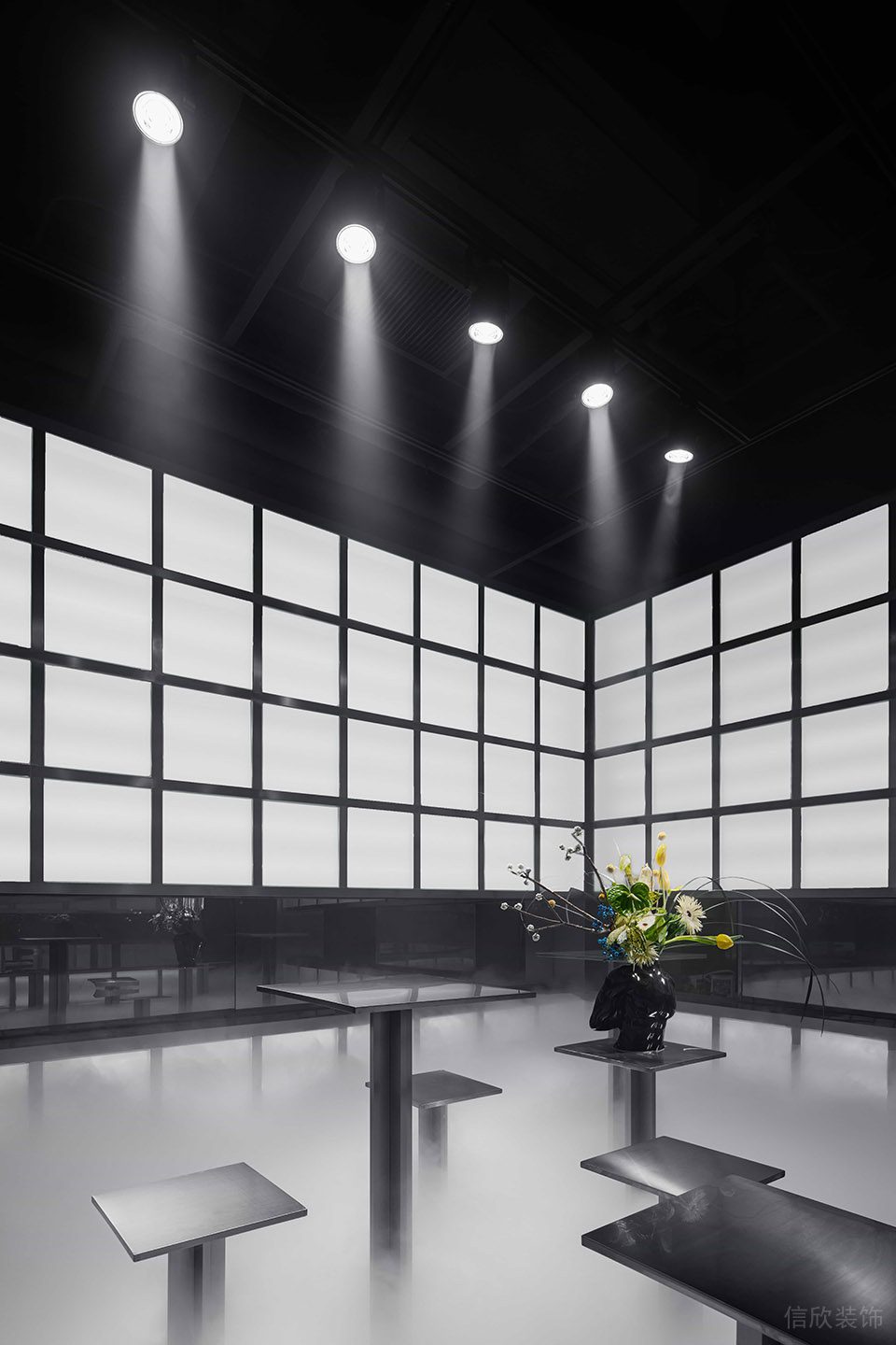 深圳市南山區(qū)南頭現(xiàn)代風(fēng)dresscode花卉概念店裝修設(shè)計(jì)-白色亞克力玻璃背景墻 深圳市南山區(qū)南頭現(xiàn)代風(fēng)dresscode花卉概念店裝修設(shè)計(jì)-白色亞克力玻璃背景墻