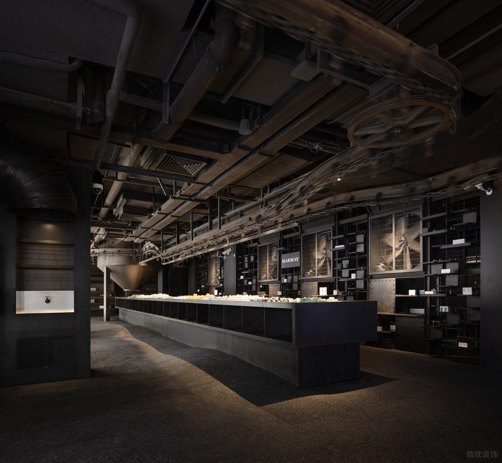 深圳市南山區南頭工業風化妝品店裝修設計實景圖-工業風展臺 深圳市南山區南頭工業風化妝品店裝修設計實景圖-工業風展臺