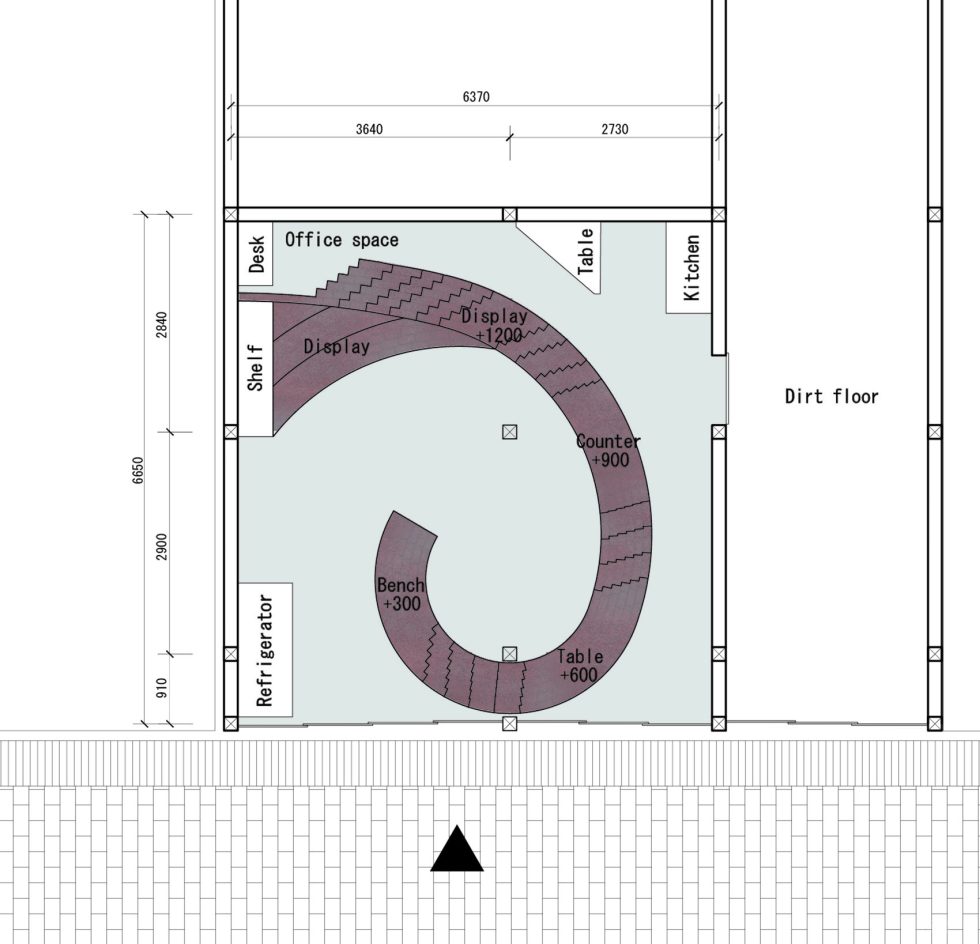 深圳市南山區前海復古風日式清酒釀造直銷店裝修設計-平面圖 深圳市南山區前海復古風日式清酒釀造直銷店裝修設計-平面圖