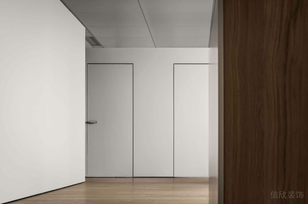 深圳市南山區(qū)天瓏大廈現(xiàn)代簡約原木風(fēng)辦公室裝修設(shè)計方案 過道