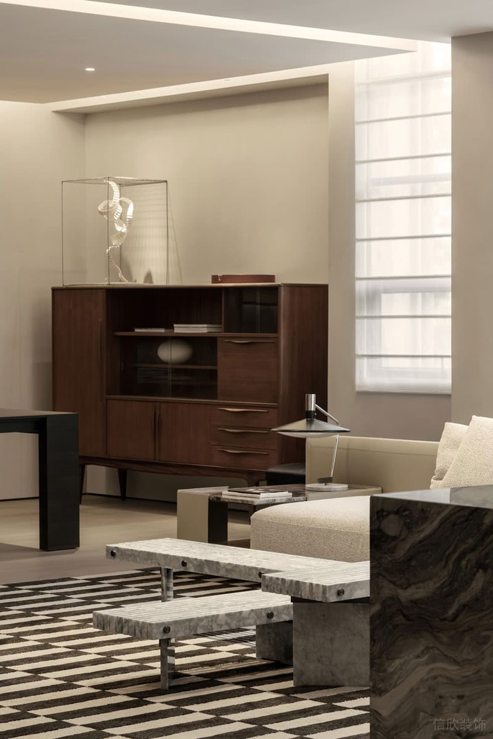 現(xiàn)代原木風(fēng)格辦公室裝修設(shè)計(jì)案例 裝飾柜