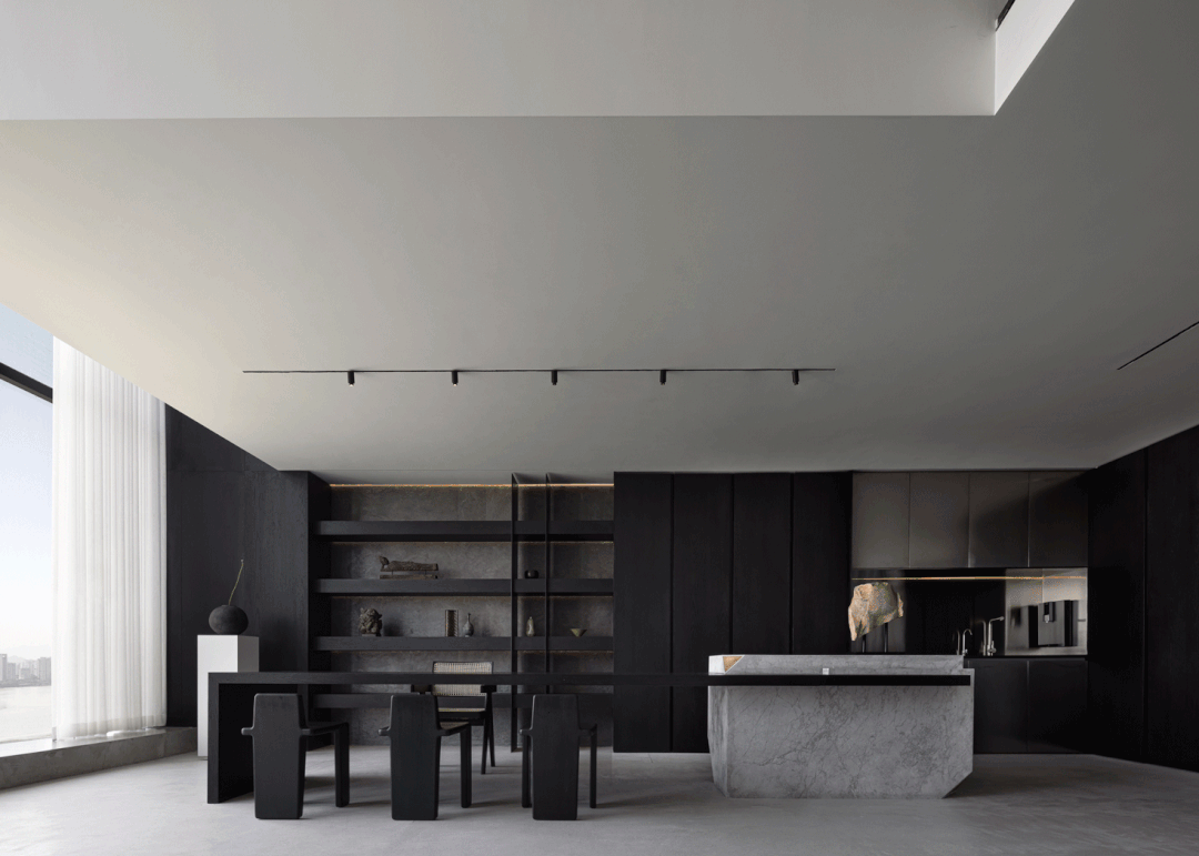 極簡寧靜風(fēng)辦公室裝修設(shè)計 開放式茶水間